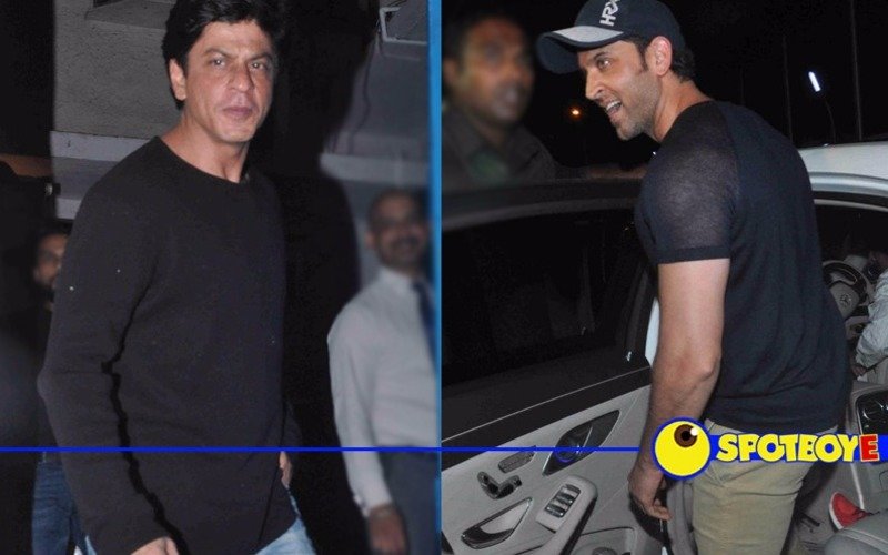 Here’s what SRK & Hrithik did last night