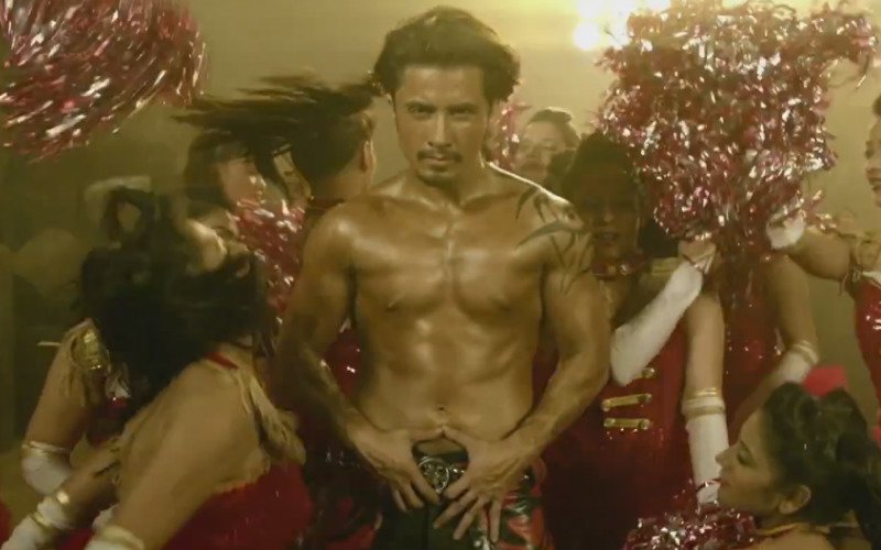 Check out Ali Zafar as a superhero sporting 6-pack abs