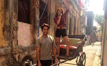Exclusive pix of Parineeti-Ayushmann from Kolkata