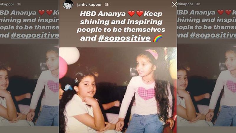 Janhvi Kapoor Shares An Unmissable Childhood Pic With Birthday Girl Ananya Panday; Pens A Special Wish For Her