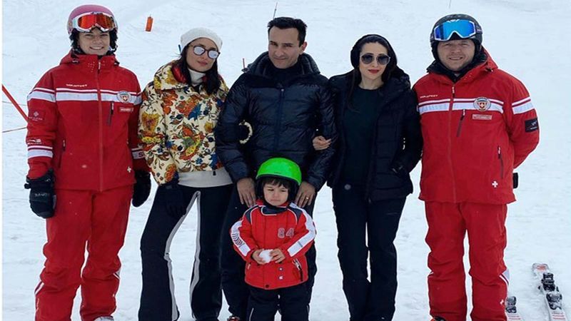 Nawabi Couple Kareena Kapoor Khan And Saif Ali Khan’s First Picture With Taimur From Switzerland Vacay Is Unmissable