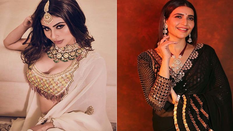 Mouni Roy Grooves To Bole Chudiyaan At Aamna Sharif’s Diwali Bash, Karishma Tanna Looks Gorgeous In A Black Saree- INSIDE PICS AND VIDEOS