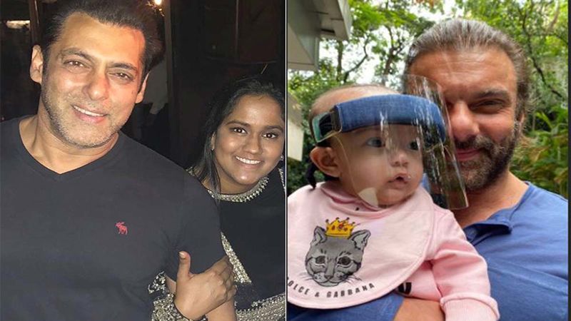 Salman Khan's Sister Arpita Khan Sharma Shares A Pic Of Mamu Sohail With Niece Ayat Who Is Wearing A Transparent Face Shield