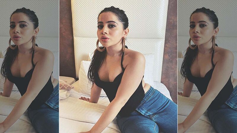 Urfi Javed Grabs Attention With Her Sexy Black Corset With A Daring Plunge, Fans Say She’s ‘Getting Hotter Everyday’