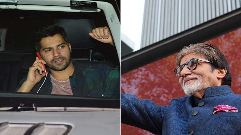 Varun Dhawan Bumps Into Amitabh Bachchan On The Sets Of Mayday, Spends Time In His Vanity Van