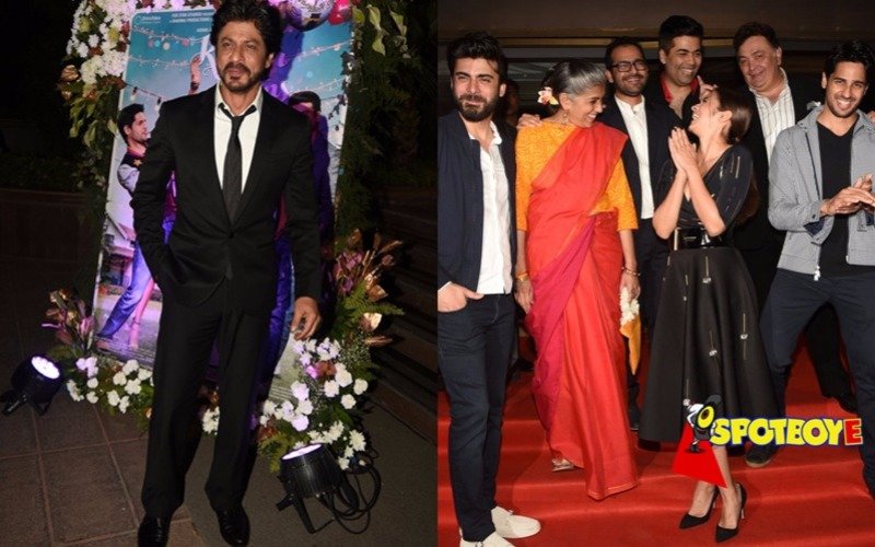 SRK joins Kapoor & Sons family at the film’s success party