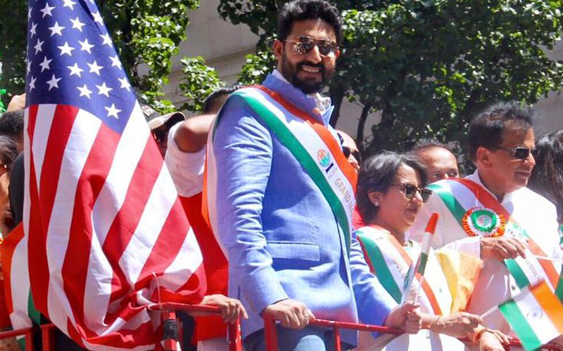 IN PICS: Abhishek Bachchan Celebrates India Day Parade In New York