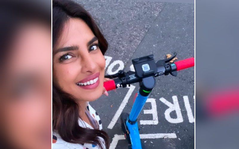 Priyanka Chopra Clicks A Cheerful Selfie As She Explores London On An Electric Bike; Chimes ‘Let’s Go Explore’- See Pic