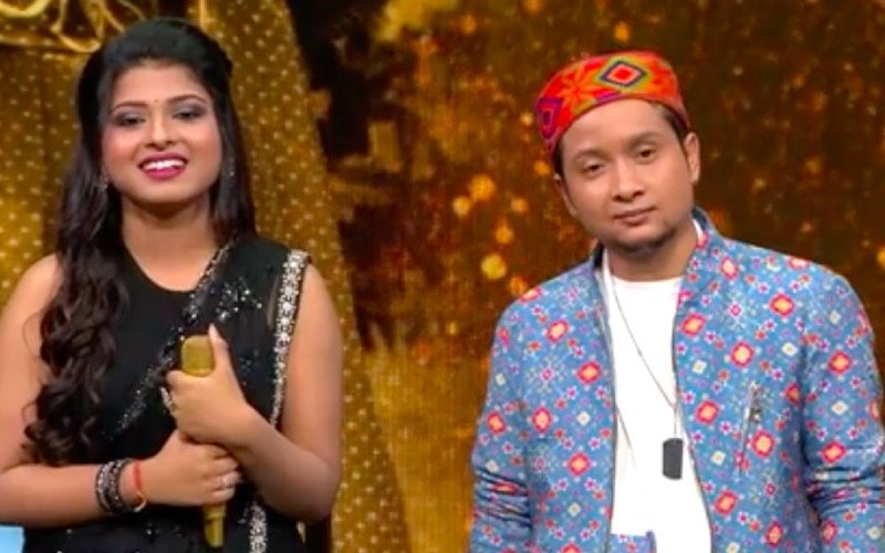 Indian Idol 12: Fans Say ‘What Is This Crap?’ After Witnessing A ‘Forced’ Romantic Segment Between Arunita Kanjilal And Pawandeep Rajan; - Watch