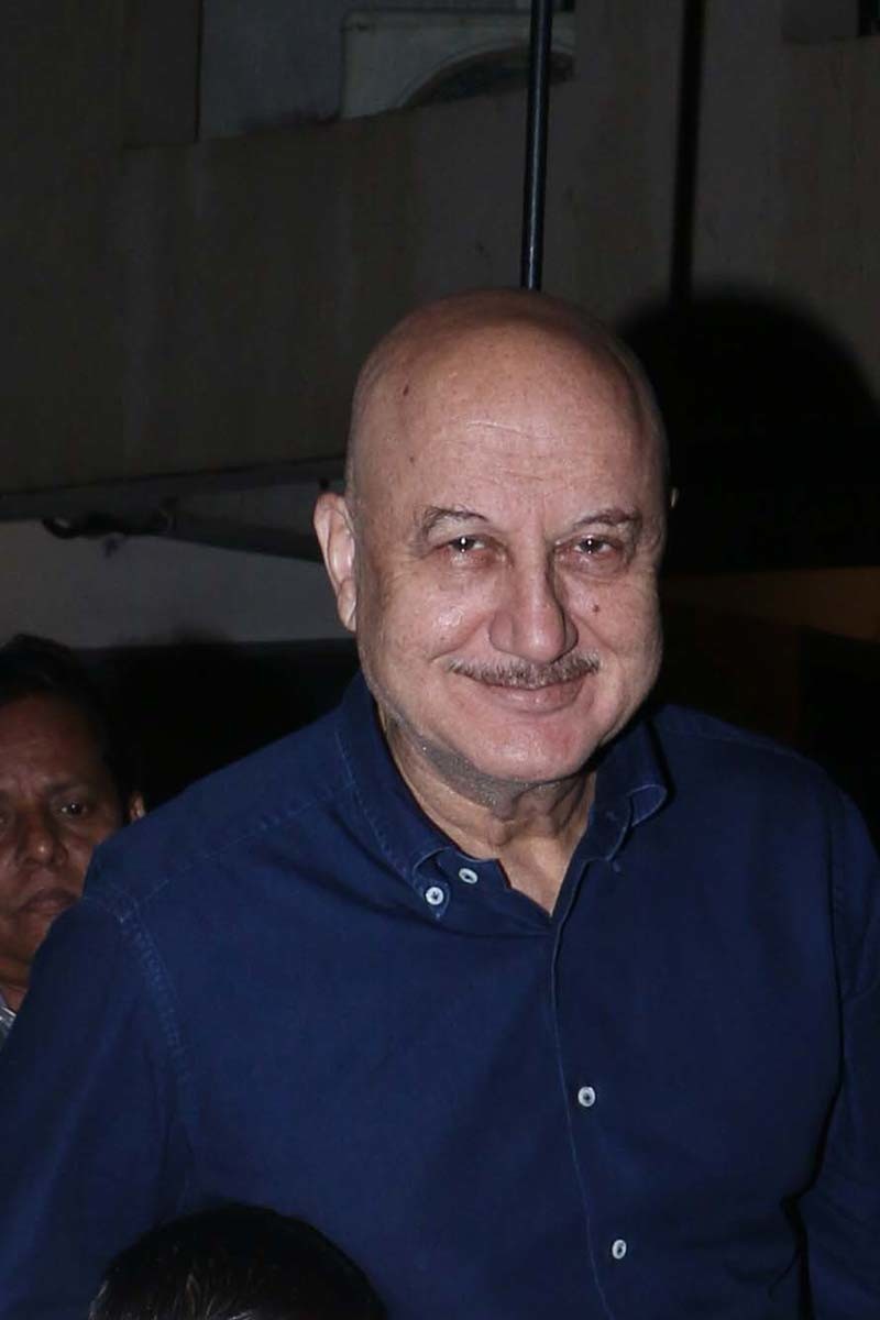 A Smiling Picture Of Anupam Kher