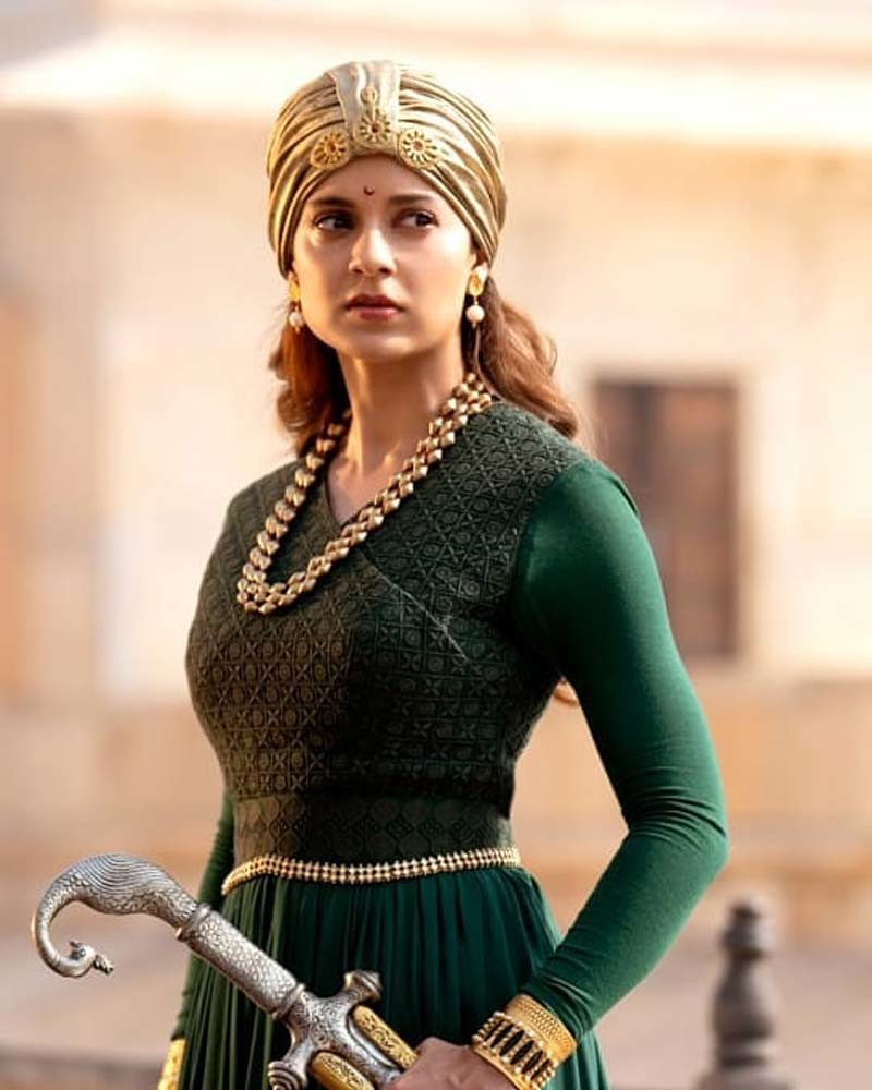 A Still Of Kangana Ranaut From The Film Manikarnika