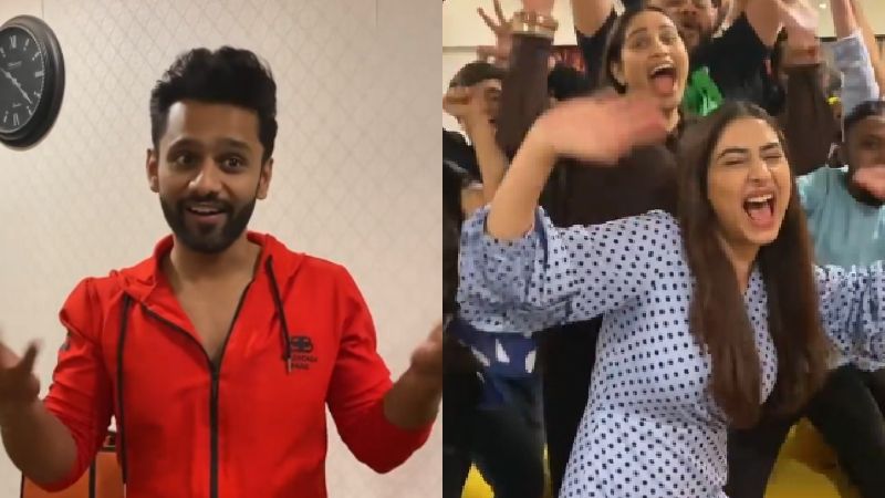 Bigg Boss 14's First Runner-Up Rahul Vaidya Joins The Pawri Trend; Makes A Cool Video Celebrating With Girlfriend Disha Parmar And His Family - WATCH