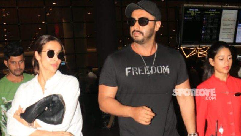 Malaika Arora Drops By The Sets Of BF Arjun Kapoor's Next For A Quick Catch-Up  - PIC INSIDE