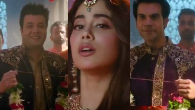 Phangat Song Teaser: Janhvi Kapoor Shows Off Her Killer Adaa Leaving Grooms Rajkummar Rao And Varun Sharma Impressed - WATCH