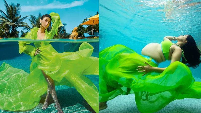 Alia Bhatt’s Latest Underwater Photo Shoot Reminds Us Of Sameera Reddy’s Maternity Shoot; Pics Bear Uncanny Similarity