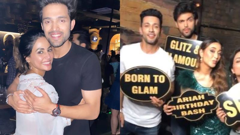 Hina Khan Parties With Parth Samthaan At His Rumoured Ex-GF Ariah Agarwal’s Birthday Bash – Inside PICS And VIDEOS