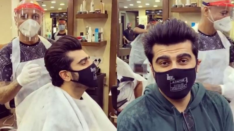 Arjun Kapoor Finally Gets A Professional Haircut After 3 Months Amid COVID-19 Outbreak; Is Glad To Have A 'New But Safe Experience' - VIDEO