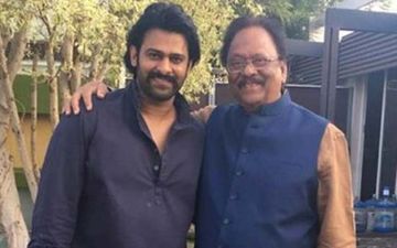 Krishnam Raju Shares A Mesmerising Picture With Prabhas From The Sets Of 'Radhe Shyam'; See This