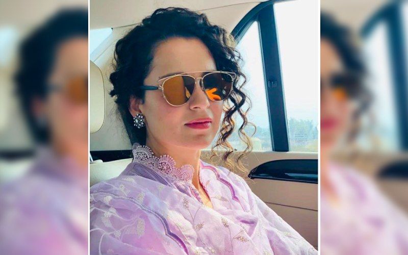 Kangana Ranaut Exudes Vintage Charm As She Attends Her Cousin Vishu’s Wedding; Shares Adorable Snaps With Nephew