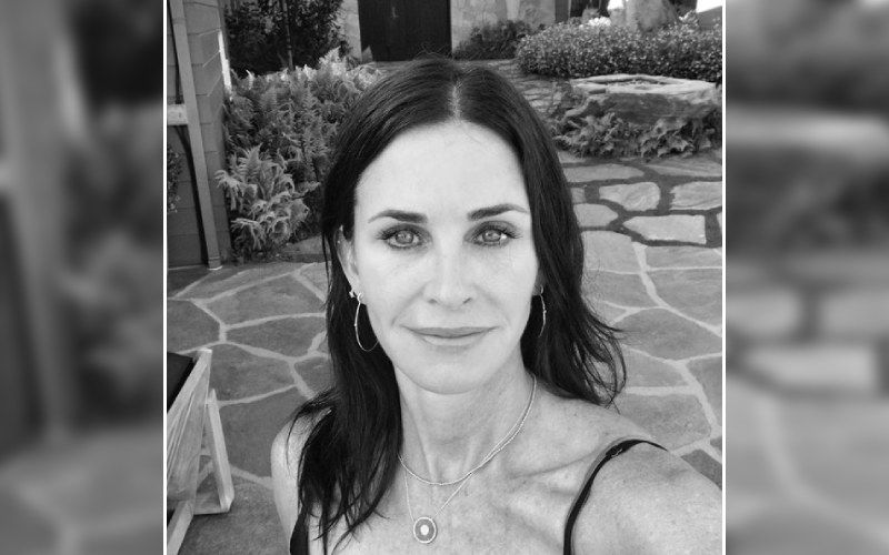 FRIENDS Star Courteney Cox Aka Monica Takes A Good Night Sleep With Her Furry Friends – See Pic