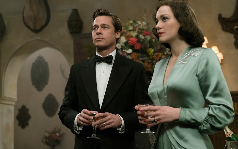 Brad Pitt And Marion Cotillard Light Up The Screen In Allied