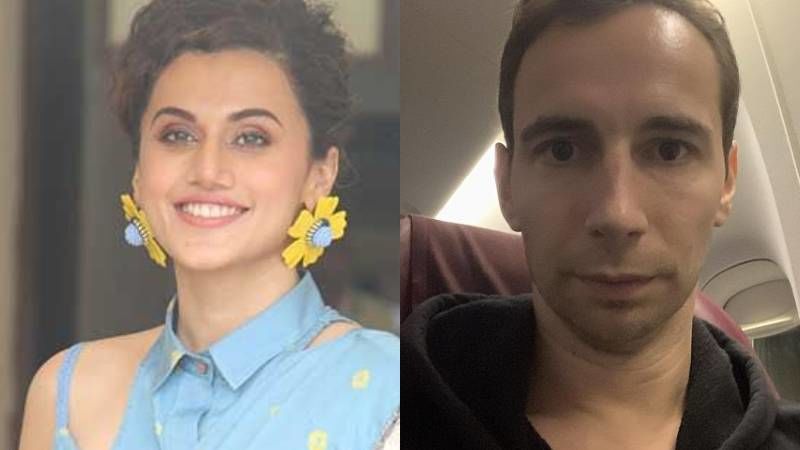 Taapsee Pannu And BF Mathias Boe Get Spotted Post Salon Session; Actress Takes Full Precautions In Times Of Coronavirus