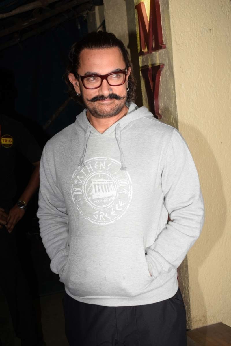 Aamir Khan Spotted At A Party