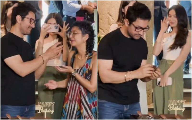 HAPPY BIRTHDAY Aamir Khan! Mr Perfectionist Celebrates His Day With Paparazzi! Ex Wife Kiran Rao Joins In - WATCH