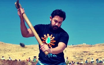 आमिर खान ने लोगों को पानी फाउंडेशन के लिए 'श्रमदान' करने के लिए प्रोत्साहित किया