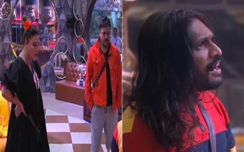 Bigg Boss 15: Rakhi Sawant Loses Cool After Abhijit Bichukale Calls Ritesh 'Bhade Ka Pati'; Throws Chairs And Holds His Hair In Anger -WATCH VIDEO