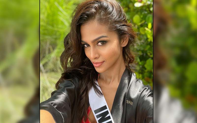 Miss Universe Runner-Up Adline Castelino Stuns In A Pantsuit As She Arrives Back In India; Proudly Waves Indian National Flag At The Airport