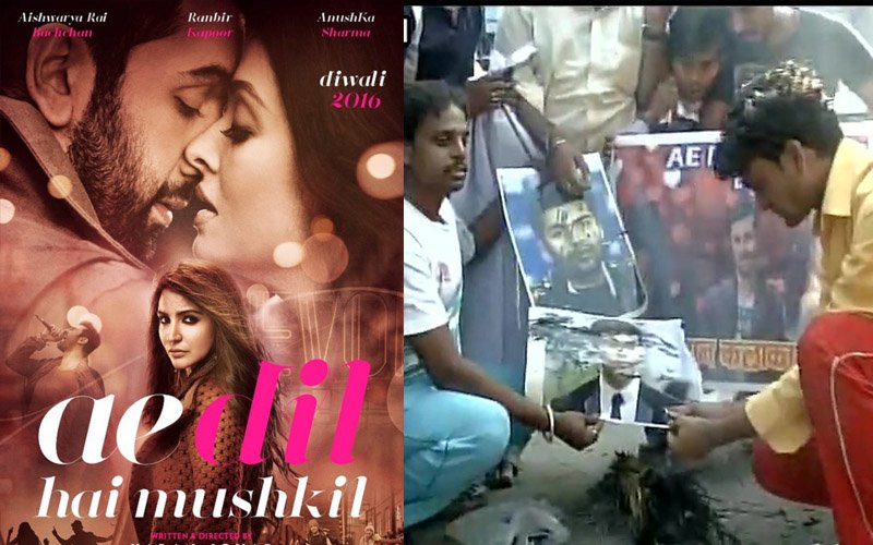 Karan Johar’s Ae Dil Hai Mushkil Releases Smoothly Amidst Few Silent Protests