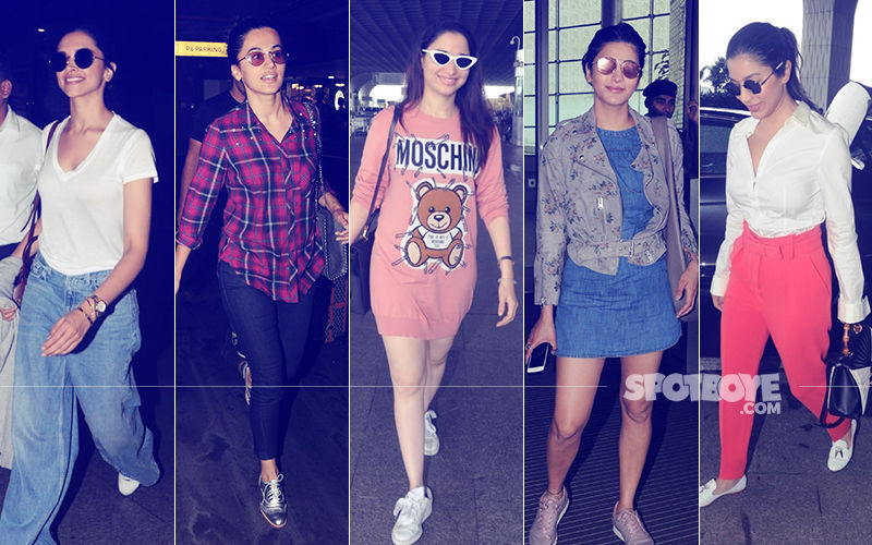 Airport Diaries: Deepika Padukone, Taapsee Pannu, Tamannaah Bhatia, Shruti Haasan & Sophie Choudry's Mile High Club