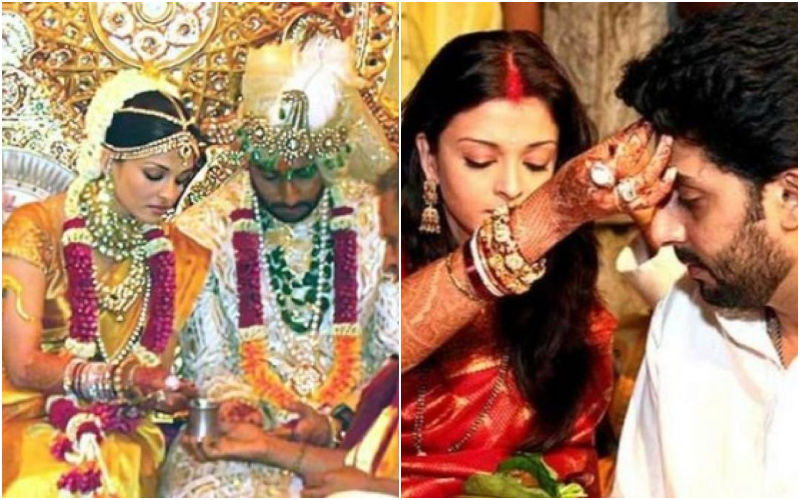 Abhishek Bachchan-Aishwarya Rai UNSEEN Wedding Pictures Go VIRAL! Mehendi To Ghudchadi, Doting Couple Look Adorable For their Special Day