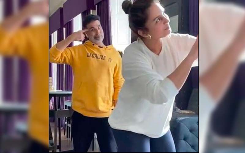 Akshay Kumar Shares A Hilarious Video Of Huma Qureshi Performing Bhangra, Calls His Bell Bottom Co-Star 'Total Nutcase'; Find Out How She Reacted