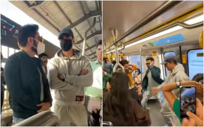 Akshay Kumar-Emraan Hashmi Surprise Fans On Mumbai Metro Ahead Of The Release Of ‘Selfie’; Netizens Go Beserk-WATCH