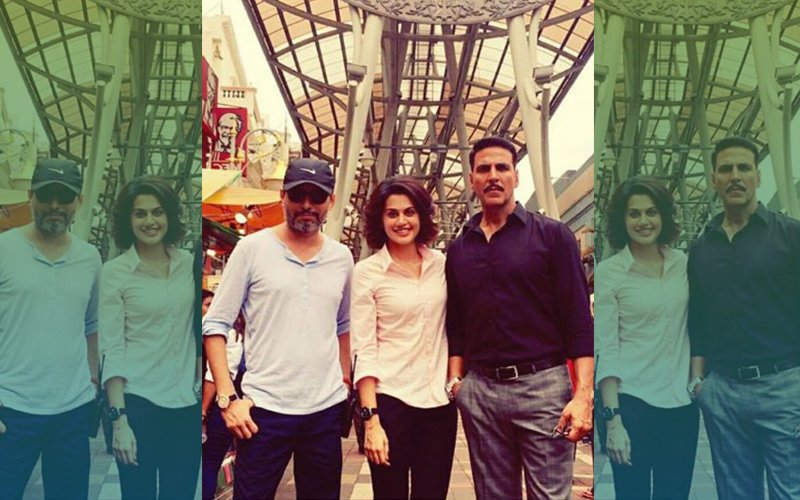Akshay Kumar With Pink Girl Taapsee Pannu In Malaysia