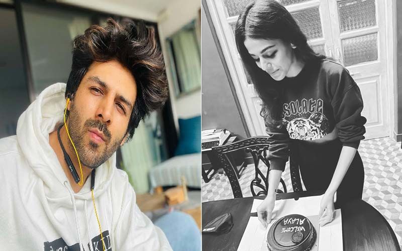 Kartik Aaryan Finds His Leading Lady In Alaya F For Freddy; Actress Is All Smiles While Cutting The 'Welcome' Cake