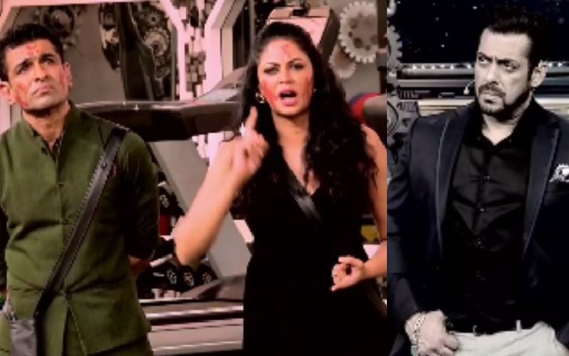 Bigg Boss 14: Eijaz Khan And Kavita Kaushik's Fight Goes From Bad To Worse; Leaves Host Salman Khan Angry As He Walks Off From The Stage