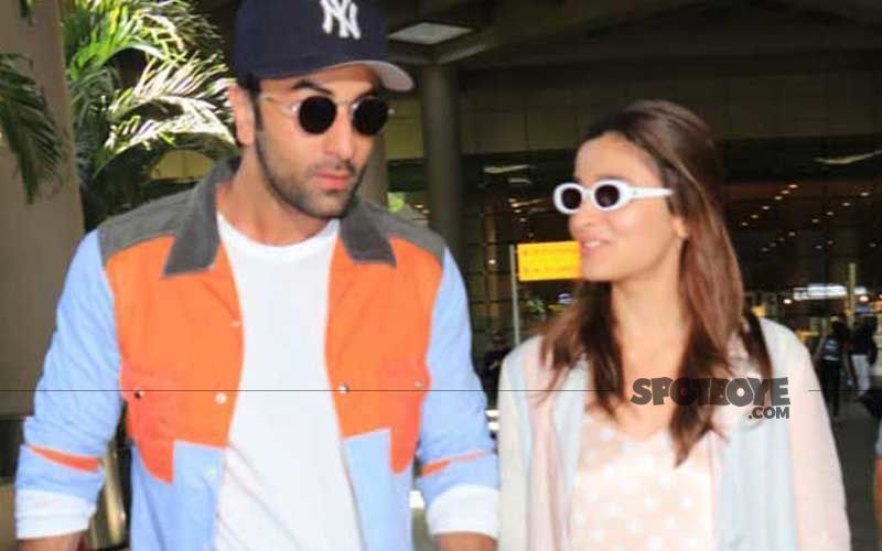 Alia Bhatt, Ranbir Kapoor Travel In Perfect Matching Summer Whites As  They're Reportedly Off To Maldives Post Their COVID-19 Recovery