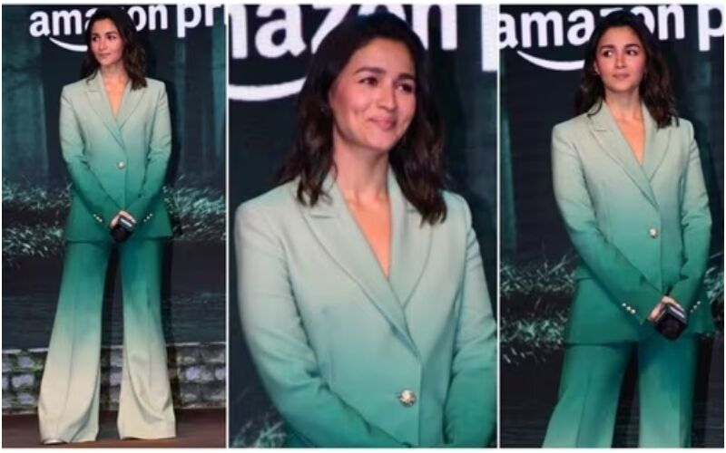 Alia Bhatt Flaunts Her Boss Look In A Stylish Pantsuit That Costs A WHOPPING Rs 3.15 Lakh At Poacher Trailer Launch