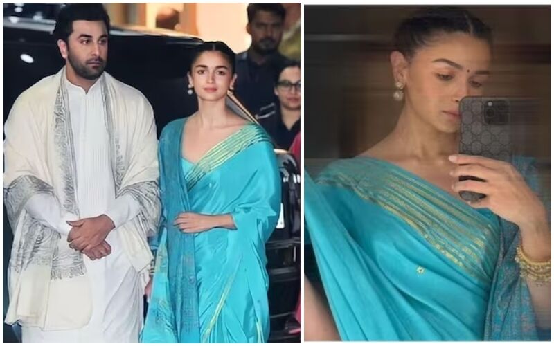Ram Mandir Inauguration: Decoding Alia Bhatt's Blue Silk Saree Featuring  Motifs Depicting Tale Of Ramayana, Celebrity News | Zoom TV