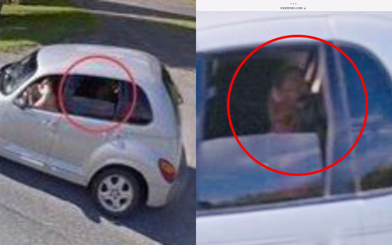 Aliens Have Invaded Earth? Woman Left Stunned After Spotting Extraterrestrial Being In The Back Seat Of Her Car On Google Earth-SEE PICS!