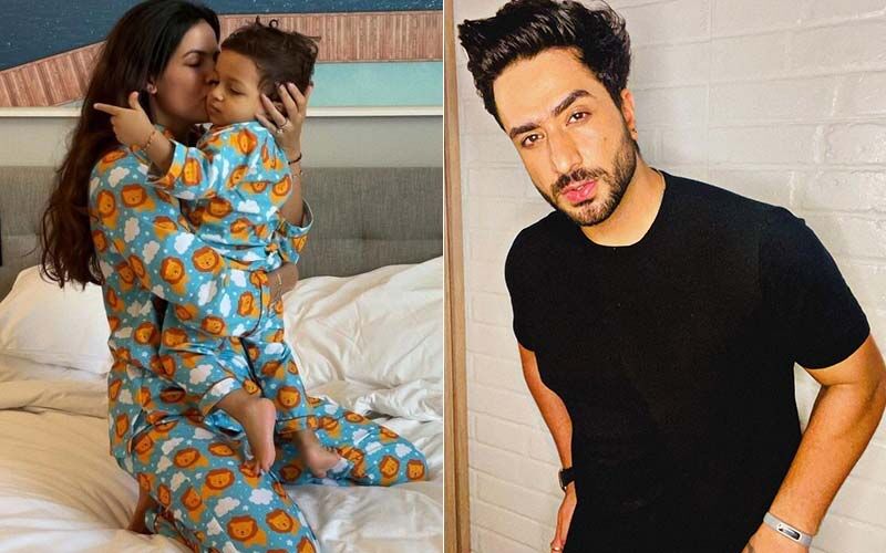 Natasa Stankovic Shares Cute Pictures Of Son Agastya Twinning In Pyjamas With Her; Here’s How Aly Goni Reacted
