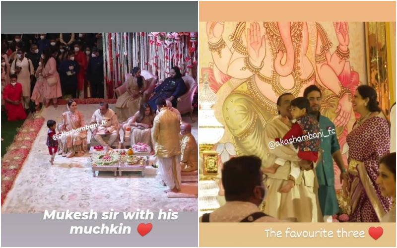 VIRAL! Prithvi Akash Ambani Enjoys Chachu Anant Ambani And Radhika Merchant’s Engagement; Strolls The Venue With Mukesh Ambani-WATCH!