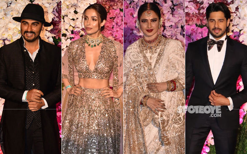 Akash Ambani-Shloka Mehta Wedding Party: Arjun Kapoor-Sidharth Malhotra Keep It Dapper In Suits, Malaika Arora-Rekha Add Up The Glamour Quotient