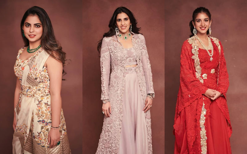 Ultra expensive dresses Nita Ambani, Isha, Shloka and Radhika wore at  pre-wedding bash