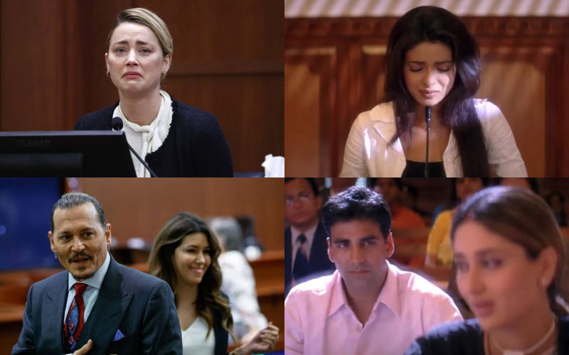 Priyanka Chopra Approvers Johnny Depp-Amber Heard’s Lawsuit Being Compared To 'Aitraaz'; Netizens Say: Bollywood Was Way Ahead Of This Trial