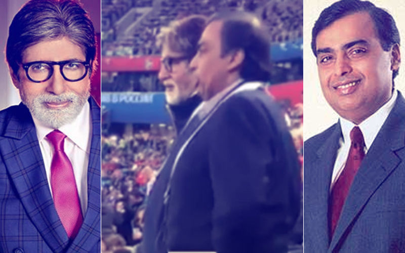Catch Amitabh Bachchan & Mukesh Ambani Living The FIFA 2018 Fever At Semi-Finals