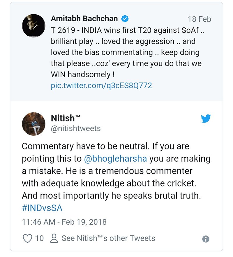 Amitabh trolled comment 3